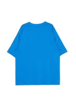 Niebieska koszulka z nadrukiem