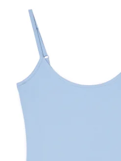 Niebieska sukienka maxi