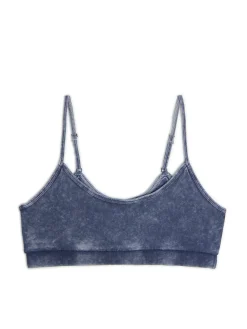 Niebieski stanik sportowy