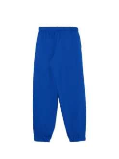 Niebieskie dresowe joggery z naszywką
