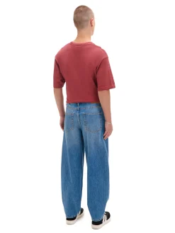 Niebieskie jeansy balloon baggy