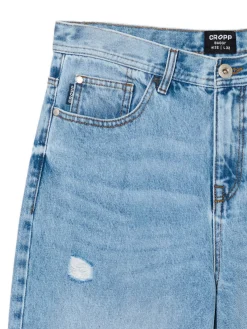 Niebieskie jeansy loose baggy