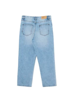 Niebieskie jeansy loose baggy