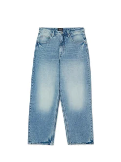 Niebieskie jeansy super baggy
