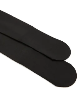 Ocieplane czarne rajstopy