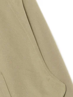 Oliwkowa bluza oversize z kapturem