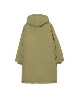 Oliwkowa parka z kapturem