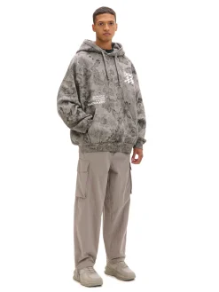 Oversizowa bluza z kapturem i nadrukiem