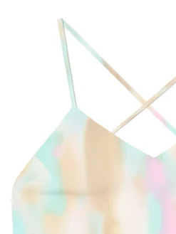 Pastelowa sukienka maxi