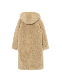Płaszcz ze sztucznego baranka