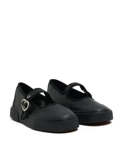 Półbuty Mary Jane z ozdobną klamrą