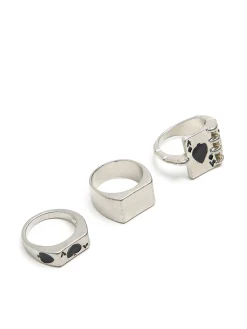 Pierścionki z karcianym motywem