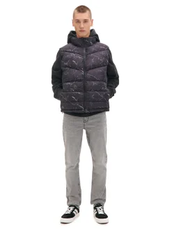 Pikowana kamizelka z nadrukiem