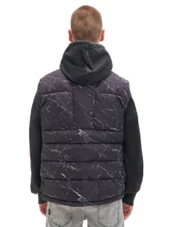 Pikowana kamizelka z nadrukiem