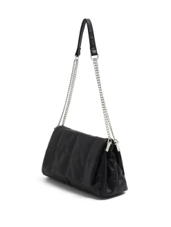 Pikowana torebka na ramię z łańcuszkiem