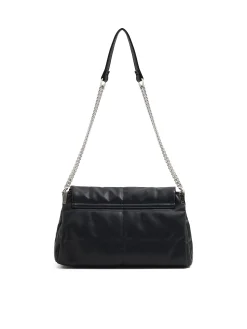 Pikowana torebka na ramię z łańcuszkiem