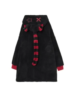 Pluszowa bluza snuddie z kotem