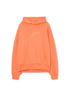 Pomarańczowa bluza z kapturem