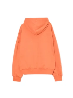 Pomarańczowa bluza z kapturem