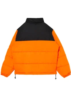 Pomarańczowa kurtka puffer