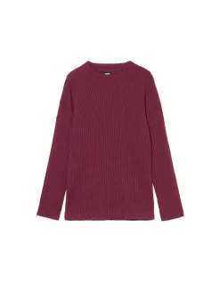 Prążkowany sweter oversize