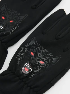 Rękawiczki z wilkiem