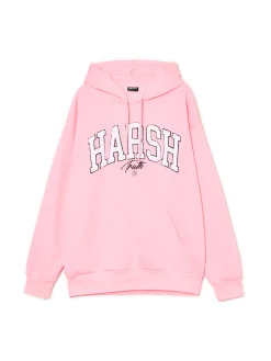 Różowa bluza z aplikacją UNISEX