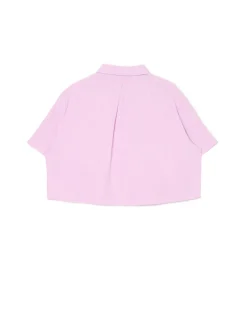 Różowa koszula w retro stylu