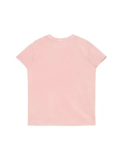 Różowa koszulka z nadrukiem