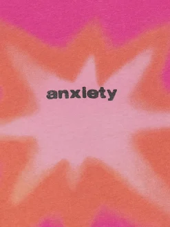 Różowa koszulka z nadrukiem