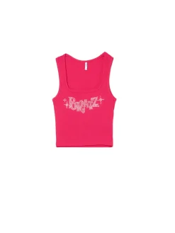 Różowy top na ramiączkach Bratz