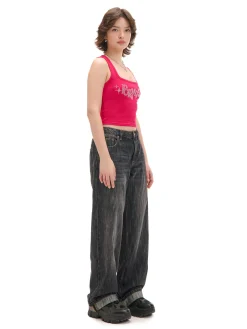 Różowy top na ramiączkach Bratz