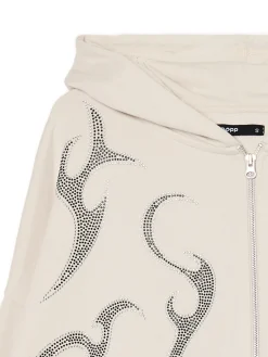 Rozpinana bluza z aplikacjami