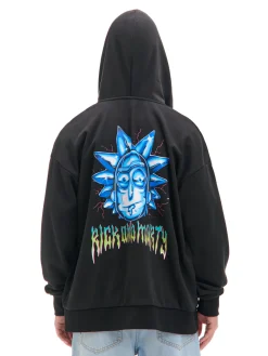 Rozpinana bluza z kapturem Rick i Morty