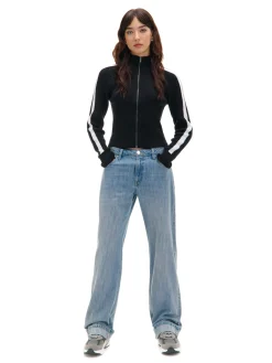 Rozpinany sweter ze stójką