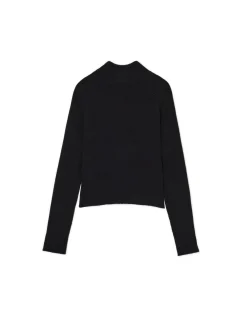 Rozpinany sweter ze stójką