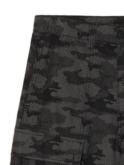 Spodnie cargo ze wzorem moro