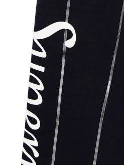 Spodnie dresowe straight z nadrukiem