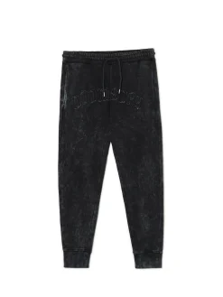 Spodnie joggery regular z napisem