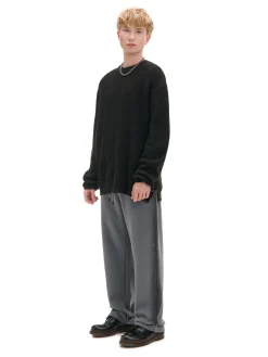 Spodnie loose z lampasami