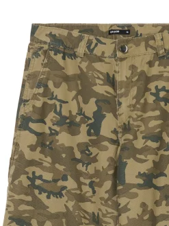 Spodnie moro z wieloma kieszeniami