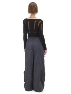 Spodnie parachute z kieszeniami cargo