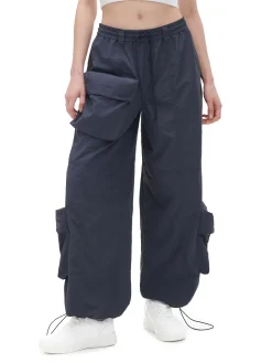 Spodnie parachute z kieszeniami cargo