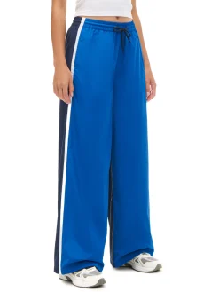 Spodnie wide leg z lampasami