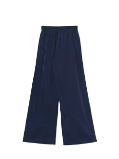 Spodnie wide leg z lampasami