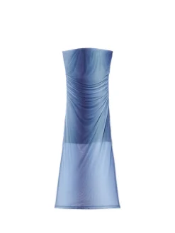 Sukienka midi z printem all over