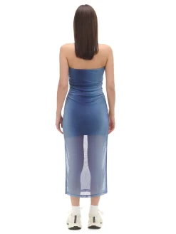 Sukienka midi z printem all over