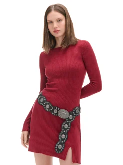 Sukienka mini z długimi rękawami