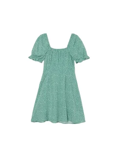 Sukienka mini z kwiatowym wzorem all over