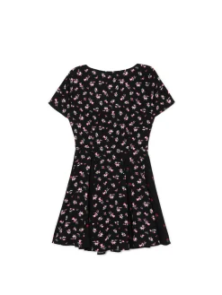 Sukienka mini z lekkiej wiskozy